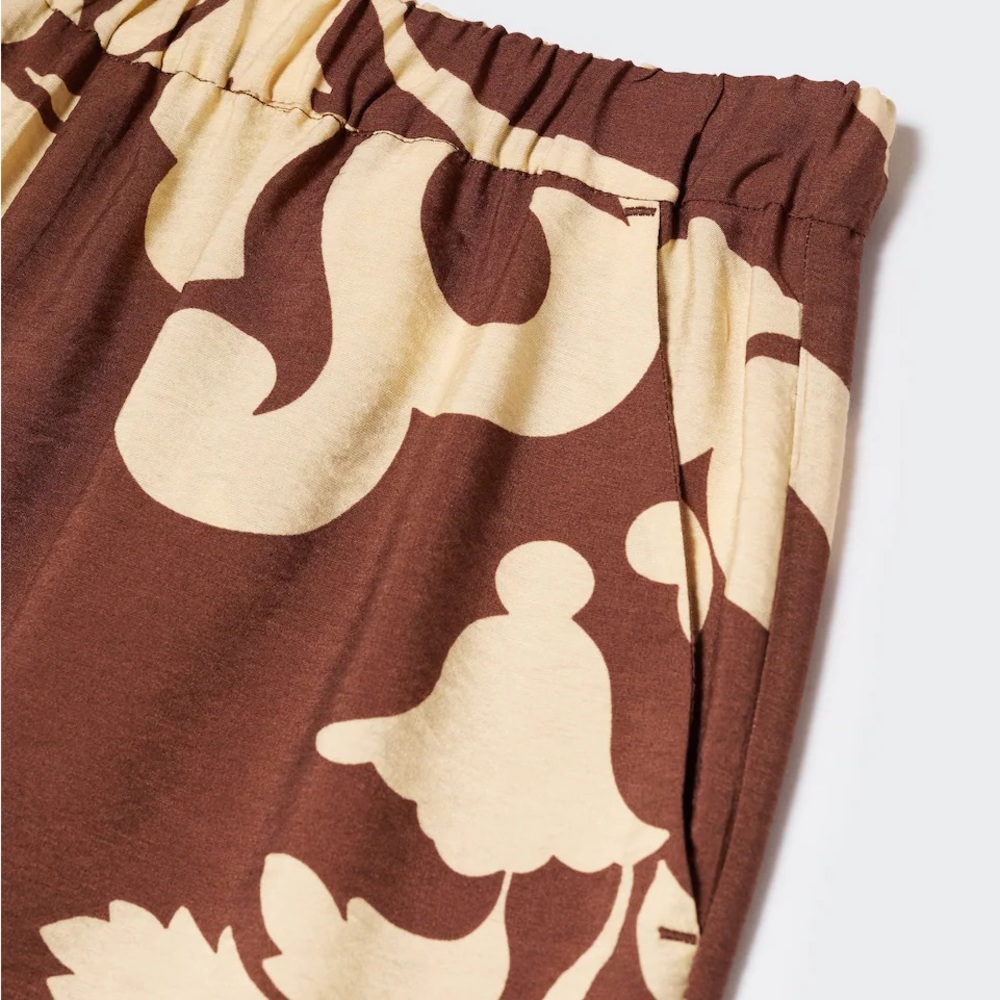 Mango Wide-Leg Printed Pants XL - Picture 2 of 8
